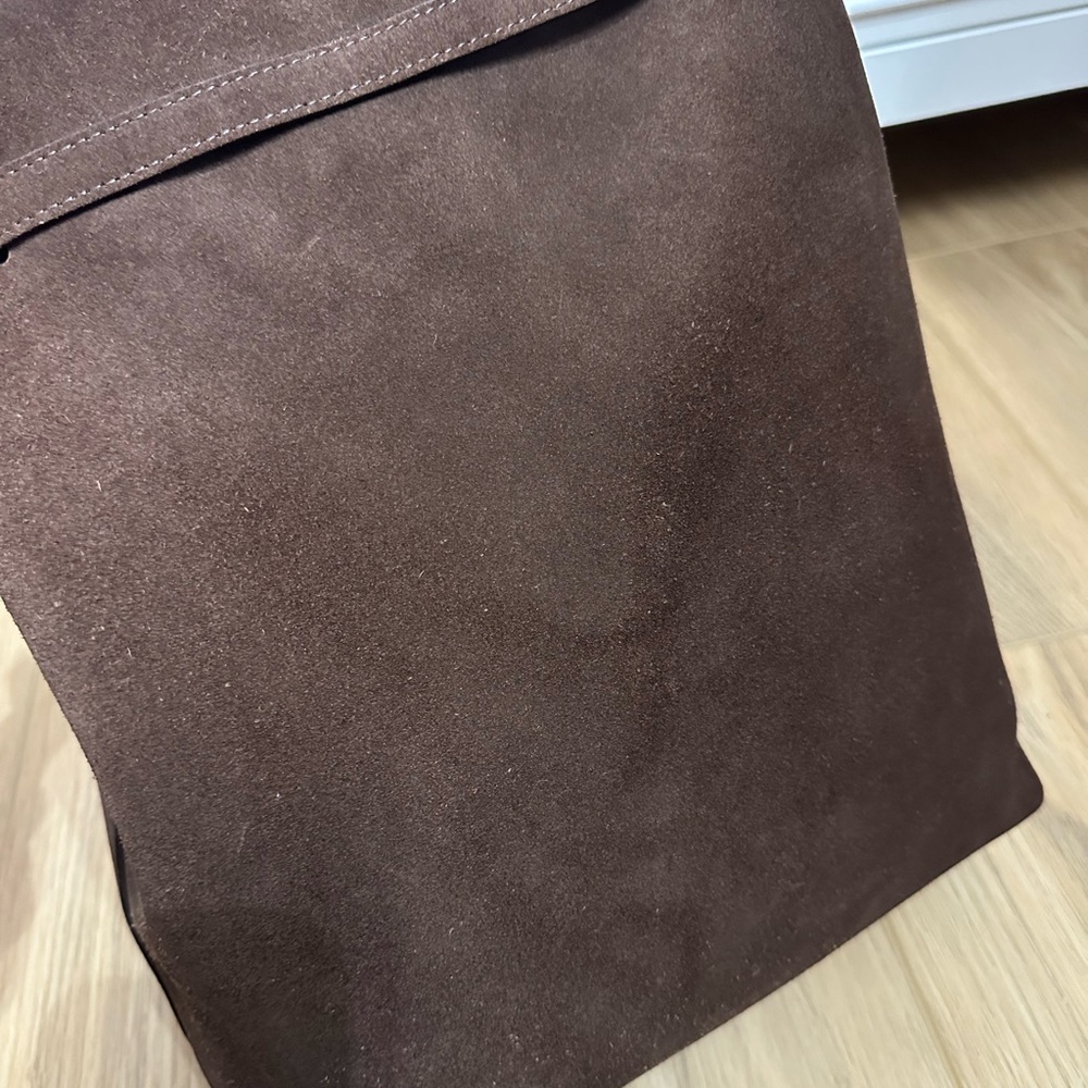 Mansur Gavriel suede drawstring hobo bag - Picture 11 of 14